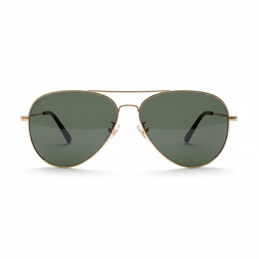 Elegant Gold Aviator Sunglasses